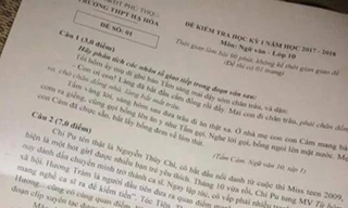 Đề văn yêu cầu học sinh 'hóa thân' thành Chi Pu khiến dân mạng ngỡ ngàng