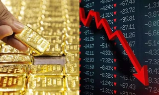 Giá vàng tăng mạnh, thị trường tài chính toàn cầu rung lắc 