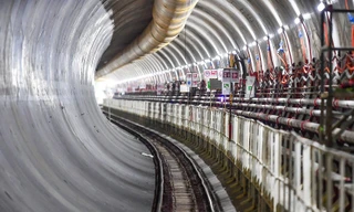 Cận cảnh 647m đường sắt dưới độ sâu gần 18m của metro Nhổn - ga Hà Nội