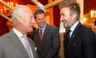 Khoảnh khắc Vua Charles gặp Beckham