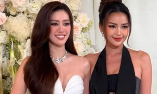 15 hoa hậu, á hậu dự lễ cưới Khánh Vân