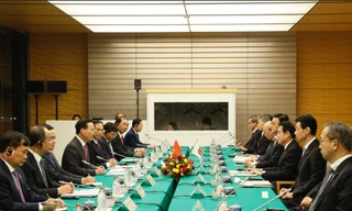 Chủ tịch nước Võ Văn Thưởng hội đàm với Thủ tướng Nhật Bản Kishida Fumio