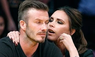 Victoria trên cơ David Beckham