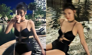 Nữ ca sĩ Trung Quốc mặc gợi cảm, ăn nem cuốn, phở bò ở Hội An