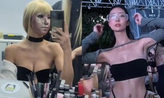 Cô gái giấu mặt khoe đường cong trong phim về bạo lực đang gây sốt