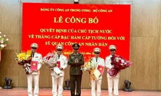 Phó Giám đốc Công an TP.HCM Mai Hoàng được thăng bậc hàm lên thiếu tướng