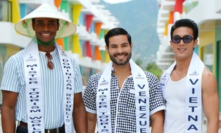 30 trai đẹp thế giới đội nón lá, đổ bộ làng gốm Ninh Thuận