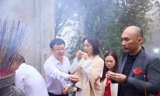 Lý Hùng, Thu Trang - Tiến Luật về Phú Thọ giỗ tổ Hùng Vương