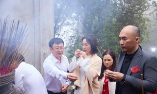 Lý Hùng, Thu Trang - Tiến Luật về Phú Thọ giỗ tổ Hùng Vương