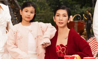 Xuân Lan o bế học trò Ngọc Diệp 