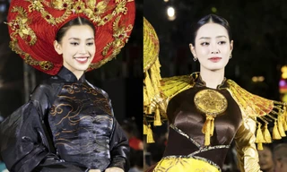 Dàn hoa hậu, á hậu tại Lễ hội Áo dài TPHCM