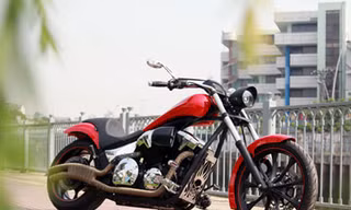 Ngẩn ngơ trước xế độ Honda Fury