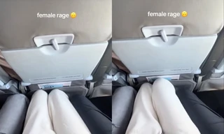 18 triệu lượt xem 2 khách nam 'dạng chân' trên máy bay 