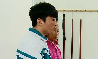 Nguyễn Văn Dương tại cơ quan công an.