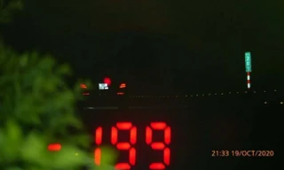 Súng đo tốc độ của lực lượng CSGT.