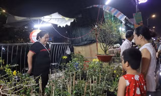 Tiểu thương bến Bình Đông 'ăn chung, ngủ chung cùng hoa' trong những ngày cận Tết