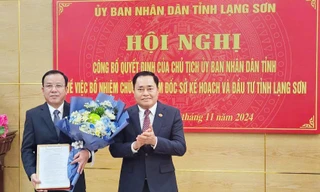 Bí thư Huyện ủy làm Giám đốc Sở Kế hoạch - Đầu tư tỉnh Lạng Sơn
