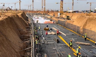 1.000 kỹ sư, công nhân thi công xuyên Tết trên 'đại công trường' sân bay Long Thành