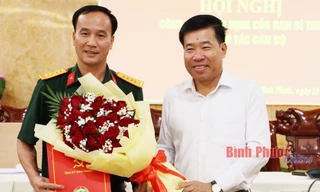 Công bố quyết định của Ban Bí thư về công tác cán bộ tại Bình Phước