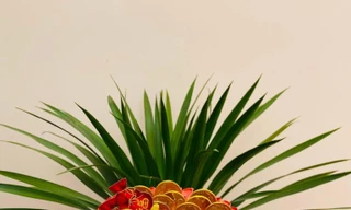 Độc lạ bánh kem hình hũ vàng Tài - Lộc đón Giao thừa