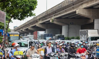 Ngày cuối nghỉ lễ, phương tiện ùn ùn về Thủ đô