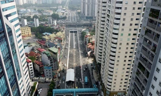 Hầm chui Lê Văn Lương - Tố Hữu sẵn sàng thông xe ngày 5/10