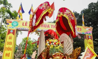 Độc đáo nghi lễ mộc dục của lễ hội chùa Thầy