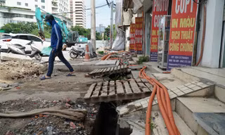 Đường Huỳnh Thúc Kháng kéo dài bao giờ về đích?