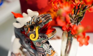 Ngắm linh vật Rồng ngộ nghĩnh của những người thợ đặc biệt