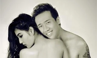 Trấn Thành tung 'ảnh nóng' ghép với Diễm My 9x