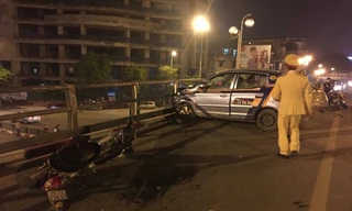 Hiện trường vụ tai nạn. Ảnh: Lê Dương