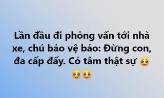 Bác bảo vệ có tâm, khuyên ứng viên "quay xe" khi phỏng vấn được netizen thả tim nhiệt tình