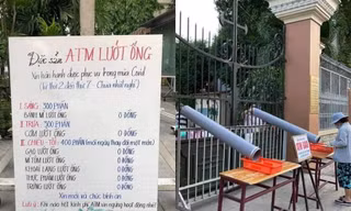 Sài Gòn tử tế: Xuất hiện ATM "lướt ống" tặng bánh mì, gạo cho bà con có hoàn cảnh khó khăn