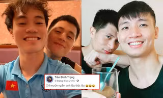 Đình Trọng xứng danh cầu thủ "đào hoa" nhất đội tuyển Việt Nam, fan ăn "cẩu lương" no bụng