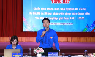 Tỉnh Đoàn Yên Bái tổng kết Chiến dịch Thanh niên tình nguyện Hè 2023
