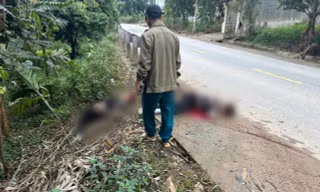Tông vào hộ lan đường quốc lộ, hai thanh niên thương vong