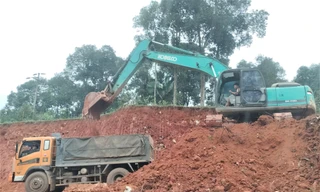 Lộng hành san gạt đất trái phép tại xã vùng cao Yên Bái