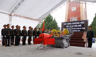 Yên Bái lần đầu đón nhận hài cốt liệt sĩ quân tình nguyện 