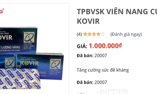 Trước thời điểm bị gỡ, Kovir viên nang cứng đã bán hơn 20.000 sản phẩm qua website công ty.