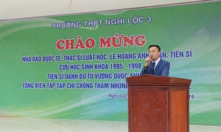 Trường THPT Nghi Lộc 3 nói gì về 'nhà báo quốc tế' Lê Hoàng Anh Tuấn?