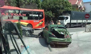 Truy tìm tài xế xe ben gây tai nạn liên hoàn rồi bỏ chạy trên quốc lộ 1A