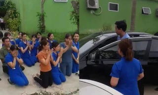 Vụ cô giáo mầm non quỳ gối xin nhà chức trách: Chủ đầu tư nói gì?