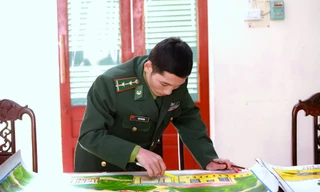 ‘Thế giới và cuộc chiến chống COVID-19’ trên nét vẽ của bộ đội biên phòng