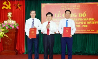 Nghệ An điều động, chỉ định nhiều nhân sự mới