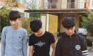 3 thanh niên bị bắt giữ tại CQĐT. Ảnh CACC