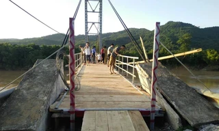 Cầu Chôm Lôm được nối lại, hơn 2.500 người dân có thể qua sông