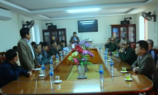 Ngân hàng BIDV, báo Tiền Phong trao quà tại TT điều dưỡng thương binh Nghệ An