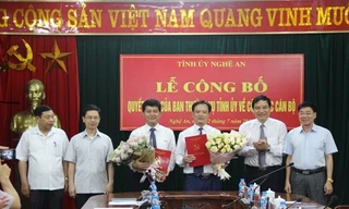 Tỉnh ủy Nghệ An bổ nhiệm cán bộ chủ chốt