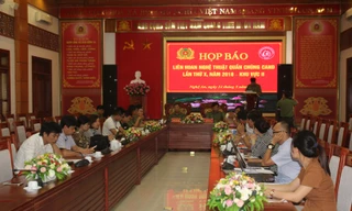 Họp báo Liên hoan nghệ thuật quần chúng Công an nhân dân lần thứ X