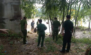 Hiện trường nơi tìm thấy thi thể nạn nhân